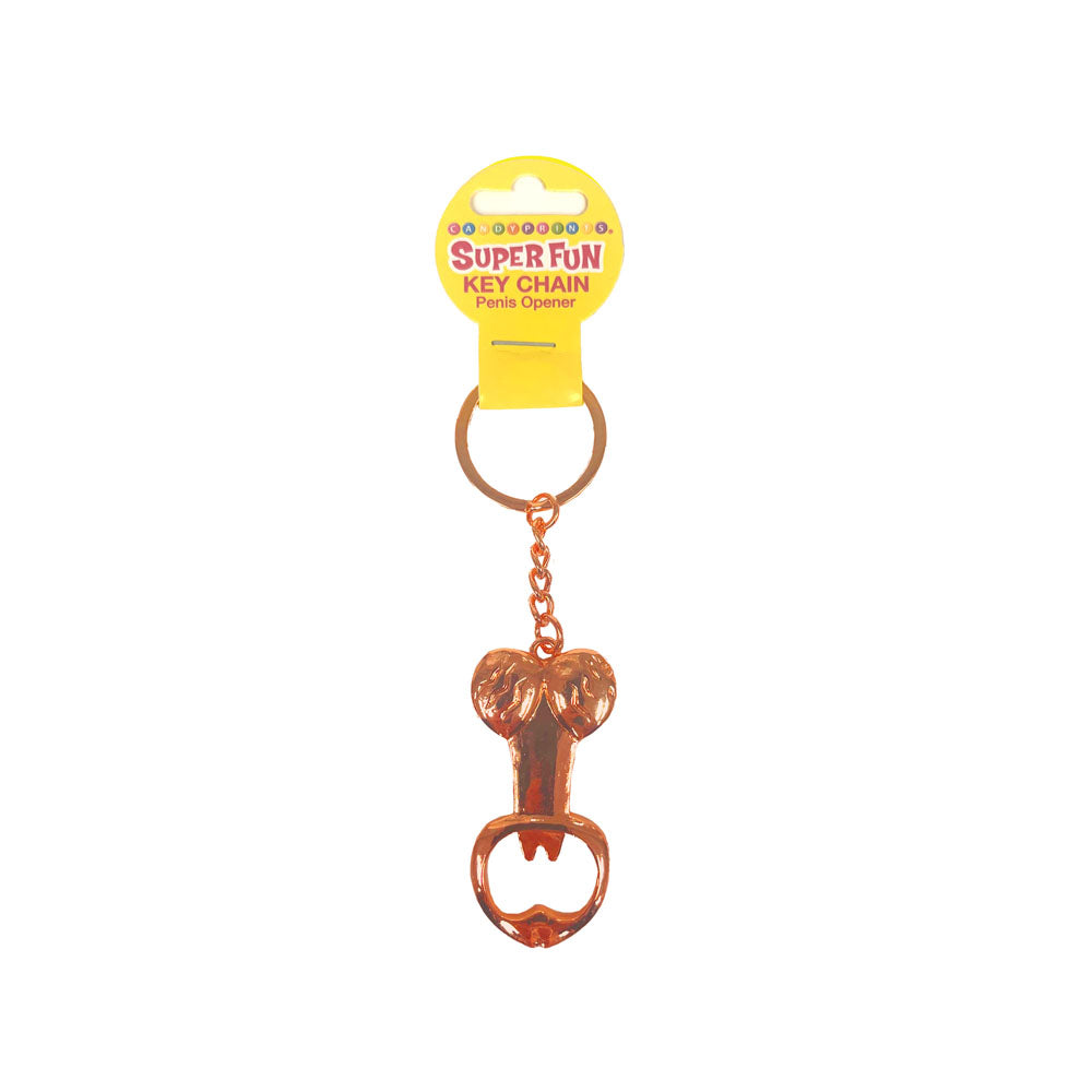 Little Genie Super Fun Penis Bottle Opener Novelty Key Chain - Default Title - Party Gifts and Novelties