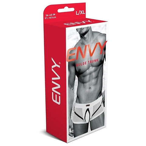Envy Comfort-Fit Bulge Trunk - White