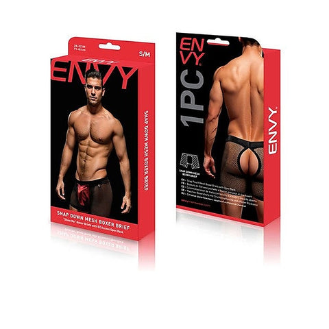 Envy Snap Down Mesh Boxer Brief - Stylish & Comfortable Upgrade