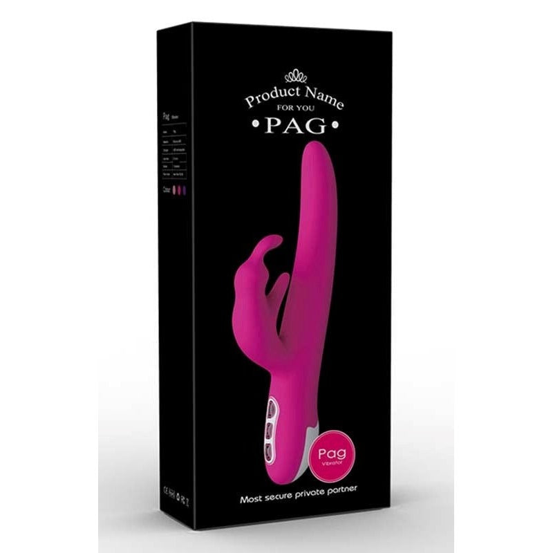 Lovemate Pag Rotating Rabbit Vibrator - Dual Delight - Rabbit Vibrators