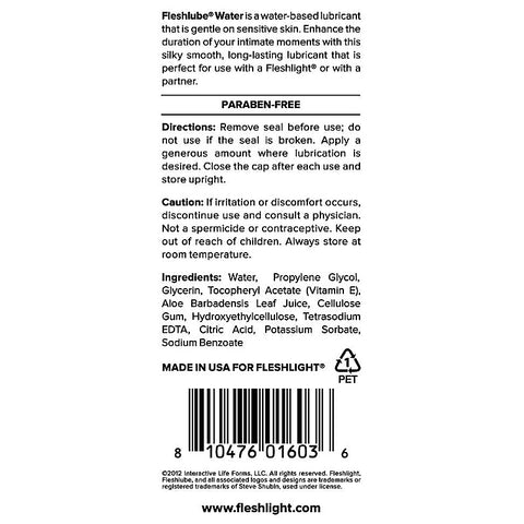 Fleshlube Water Based Lube by Fleshlight - Water Based Lubes