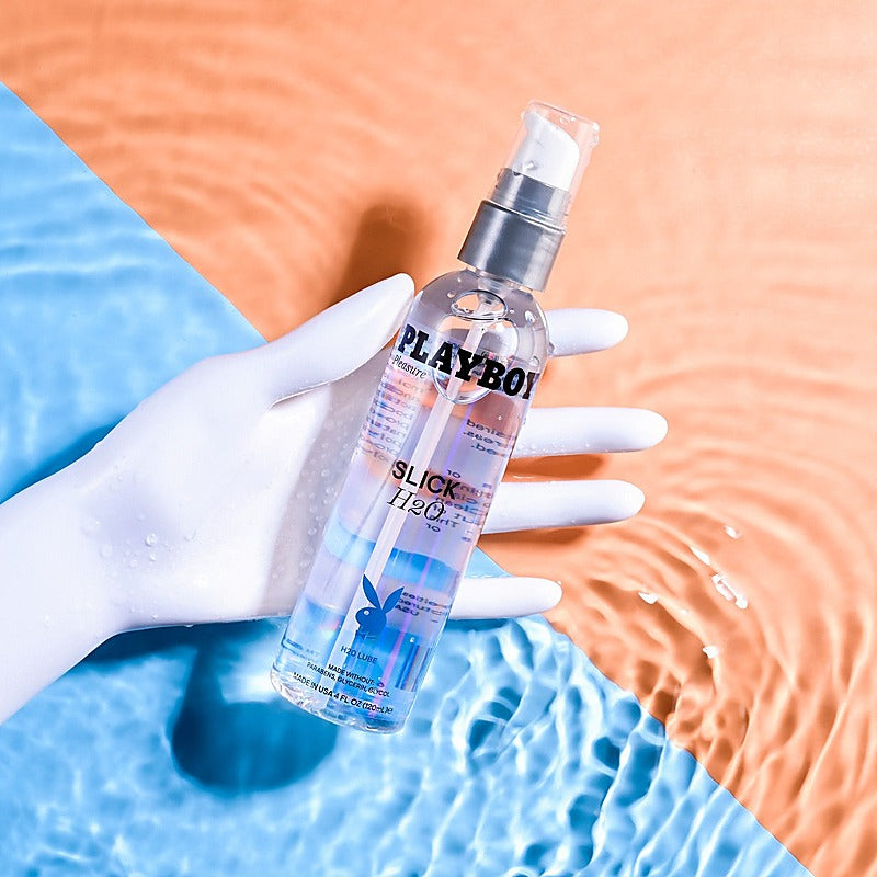 Playboy Pleasure Slick H2O Water Based Lubricant By Evolved - Water Based Lubes
