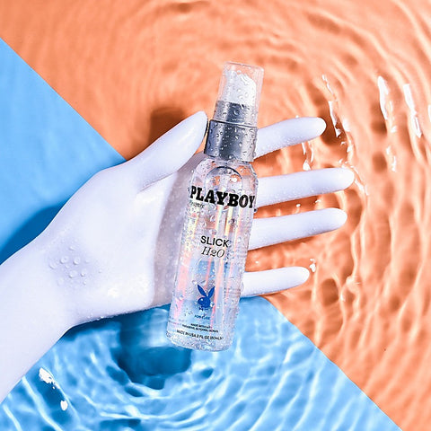 Playboy Pleasure Slick H2O Water Based Lubricant By Evolved - Water Based Lubes