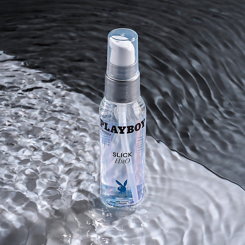 Playboy Pleasure Slick H2O Water Based Lubricant By Evolved - Water Based Lubes