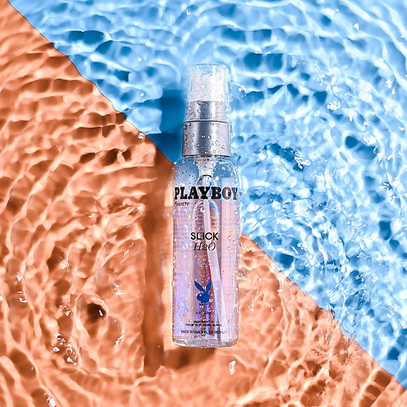 Playboy Pleasure Slick H2O Water Based Lubricant By Evolved - Water Based Lubes
