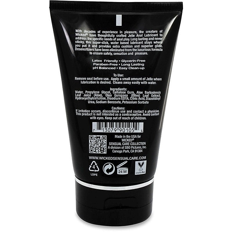 Jelle Anal Gel Unscented Lubricant By Wicked Sensual Care - Lubricants and Lotions