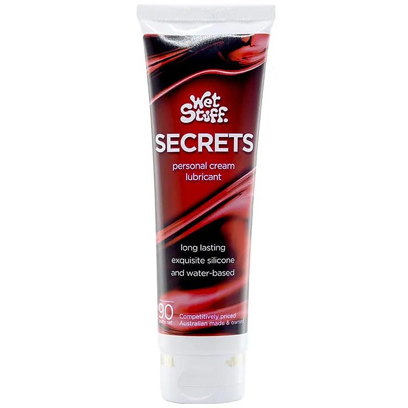 Wet Stuff Secrets Hybrid Lubricant By Gel Works - Silicone Based Lubes