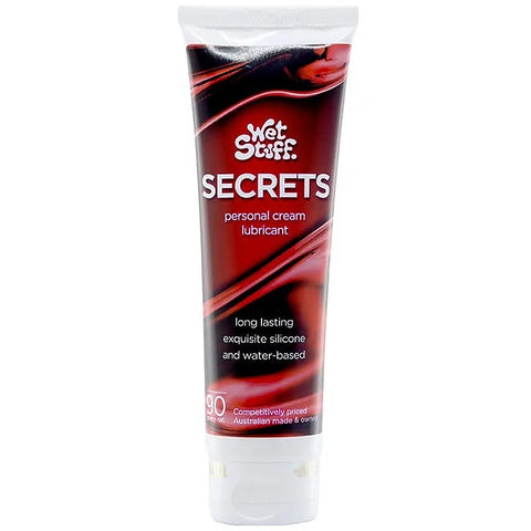 Wet Stuff Secrets Hybrid Lubricant By Gel Works - Silicone Based Lubes