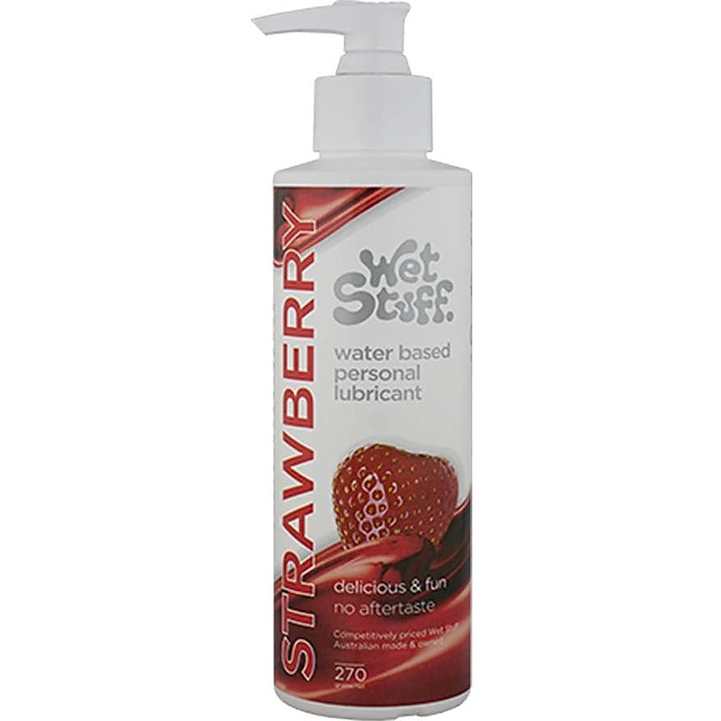 Wet Stuff Strawberry Lubricant - Water Based Lubes