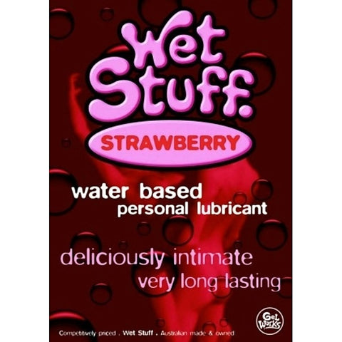 Wet Stuff Strawberry Lubricant - Water Based Lubes