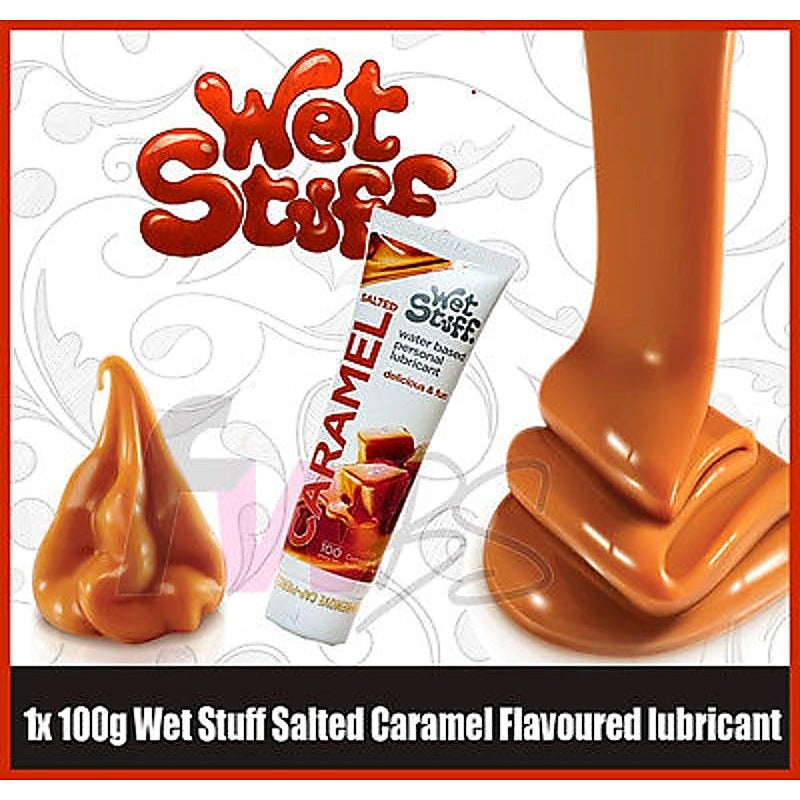 Wet Stuff Salted Caramel Lubricant By Gel Works - Water Based Lubes