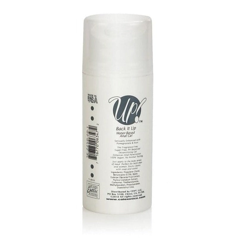 Up! Back It Up Anal Pleasure Sex Gel By California Exotics - Lubricants and Lotions