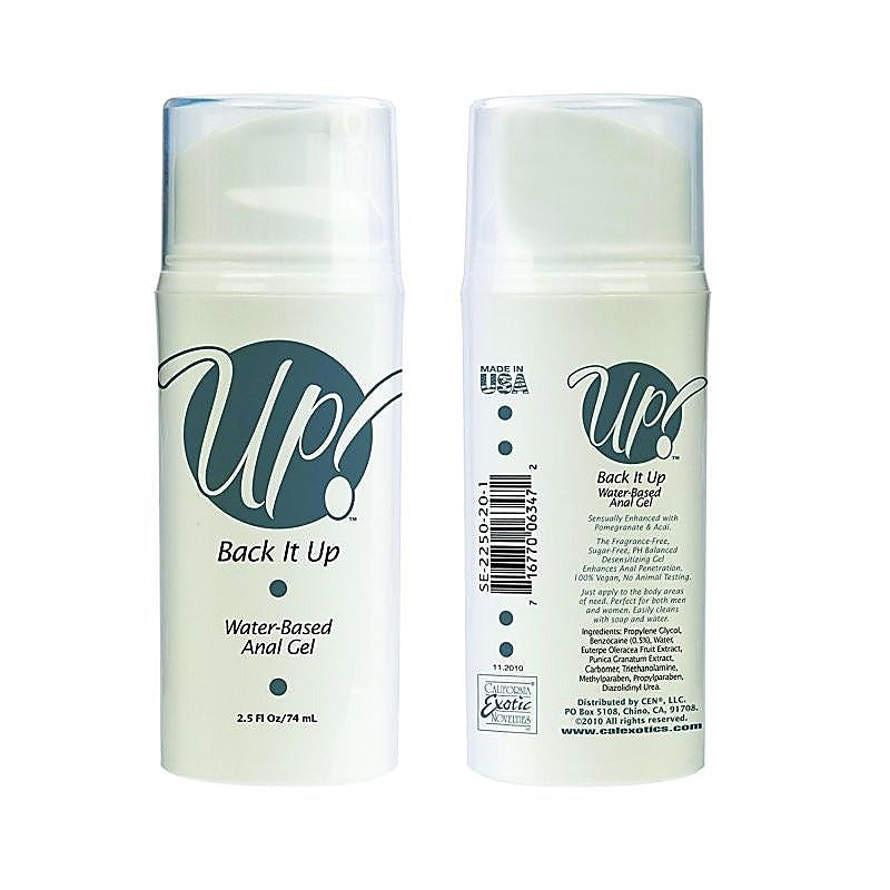Up! Back It Up Anal Pleasure Sex Gel By California Exotics - Lubricants and Lotions
