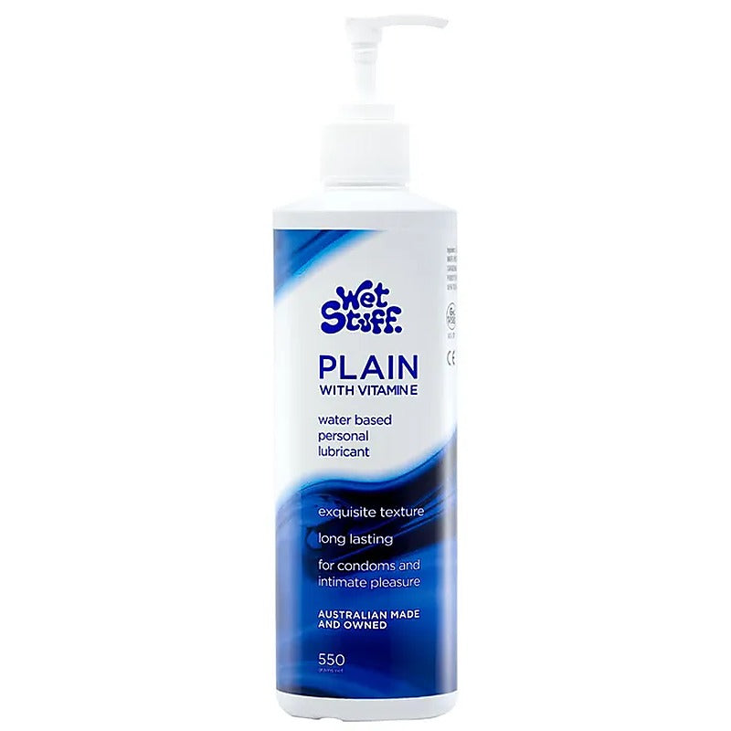 Wet Stuff With Vitamin E Lubricant Pump Top By Gel Works - Water Based Lubes