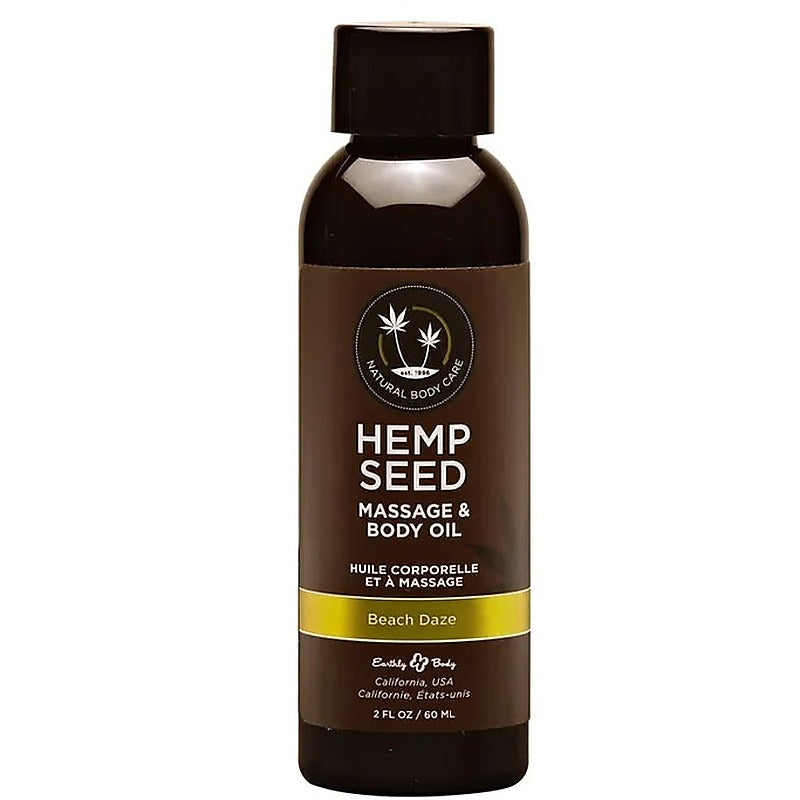 Hemp Seed Water Based Massage And Body Oil By Earthly Body - Sex Pheromones and Perfumes