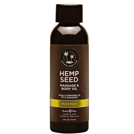 Earthly Body Hemp Seed Water Based Massage and Body Oil