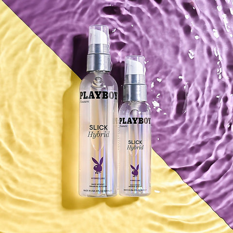 Playboy Pleasure Slick Hybrid Lubricant By Evolved - Water Based Lubes