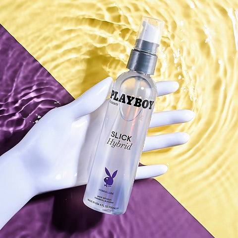 Playboy Pleasure Slick Hybrid Lubricant By Evolved - Water Based Lubes