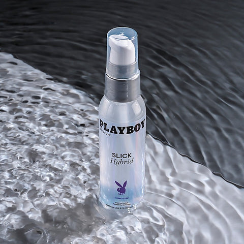 Playboy Pleasure Slick Hybrid Lubricant By Evolved - Water Based Lubes