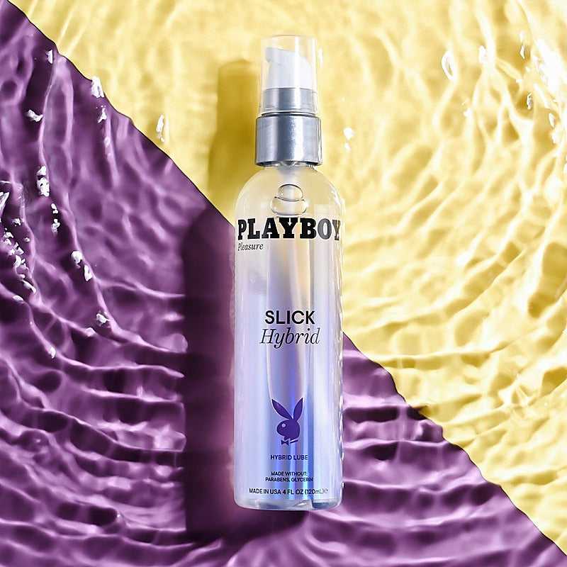 Playboy Pleasure Slick Hybrid Lubricant By Evolved - Water Based Lubes
