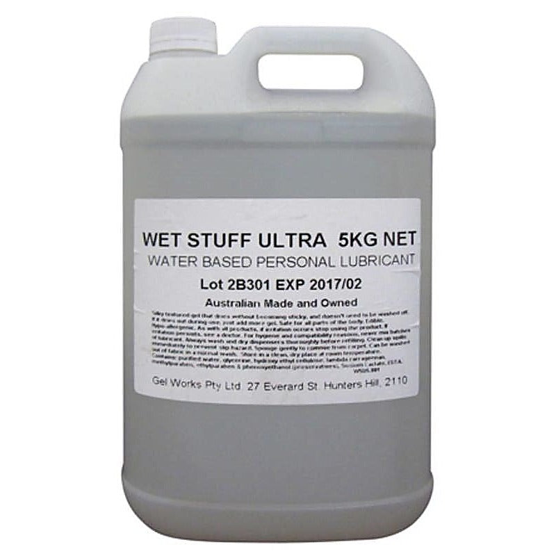Wet Stuff Ultra 5kg by Gel Works - Water Based Lubes