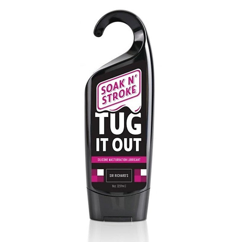 Soak N Stroke Tug It Out Silicone Lubricant By Sir Richards - Silicone Based Lubes