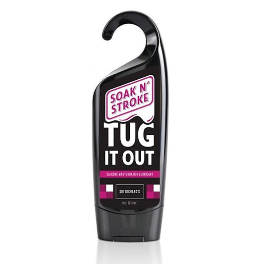 Soak N Stroke Tug It Out Silicone Lubricant By Sir Richards - Silicone Based Lubes
