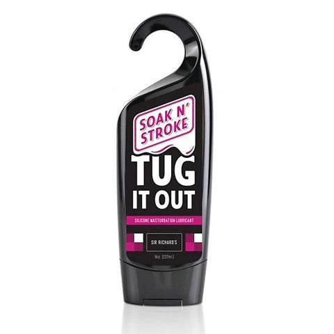 Soak N Stroke Tug It Out Silicone Lubricant By Sir Richards - Silicone Based Lubes