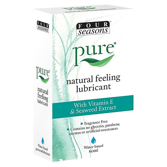 Four Seasons Pure Natural Feeling Lubricant 60ml - Water Based Lubes