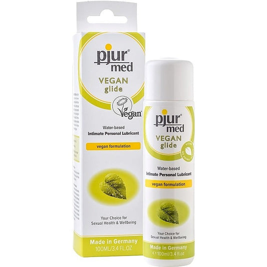 Pjur Med Vegan Glide Water-Based Intimate Lubricant 100ml - Lubricants and Lotions