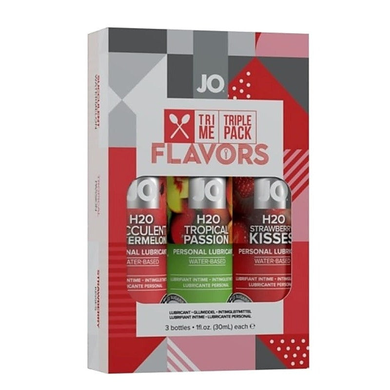 Jo Tri Me Triple Pack Flavours By System Jo - Water Based Lubes