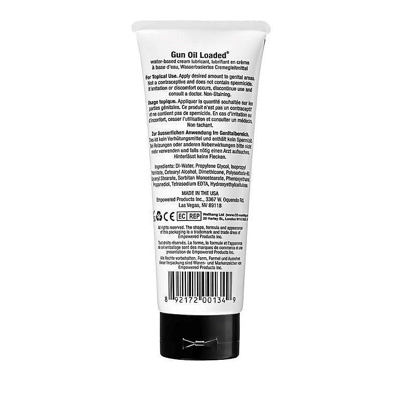 Loaded Tube Water Based Lube by Gun Oil - Water Based Lubes