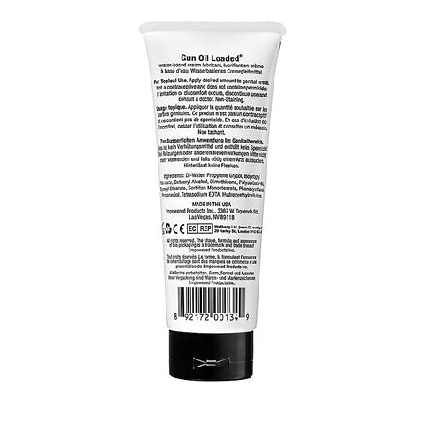 Loaded Tube Water Based Lube by Gun Oil - Water Based Lubes