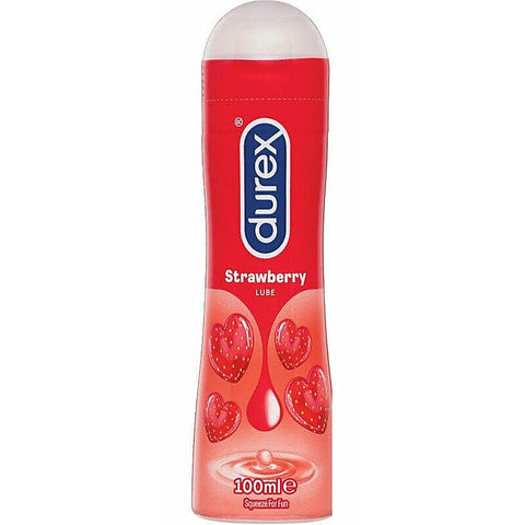 Play Strawberry Lube 100Ml By Durex - Water Based Lubes