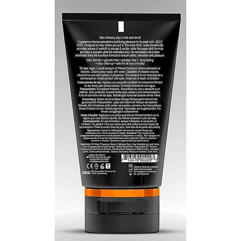 Wicked Jelle Heat Anal Gel Lube 120Ml By Wicked Sensual Care - Anal Lubes