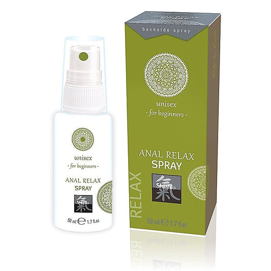 SHIATSU Beginner Anal Relax Spray - 50ml - Water Based Lubes