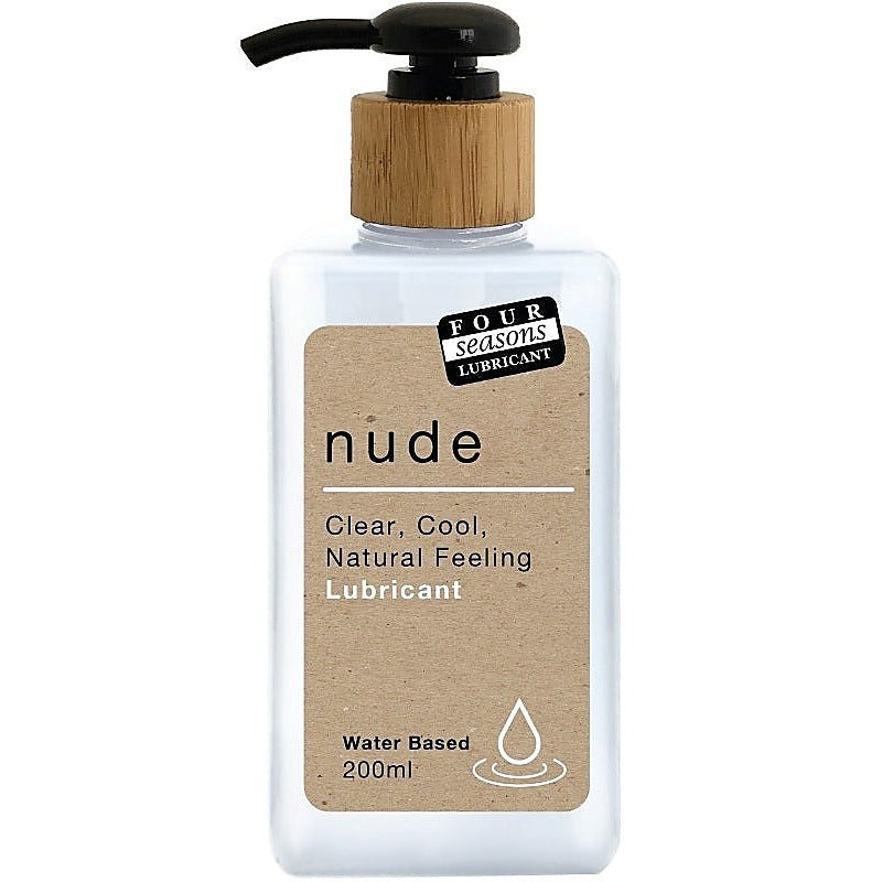 Nude 200ml Water Based Lubricant by Four Seasons - Water Based Lubes