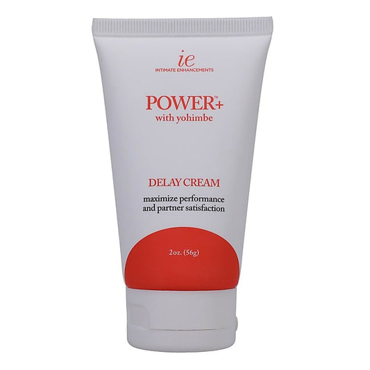 Doc Johnson Power+ with Yohimbe Delay Cream for Men 56g - Delay and Excite Sprays