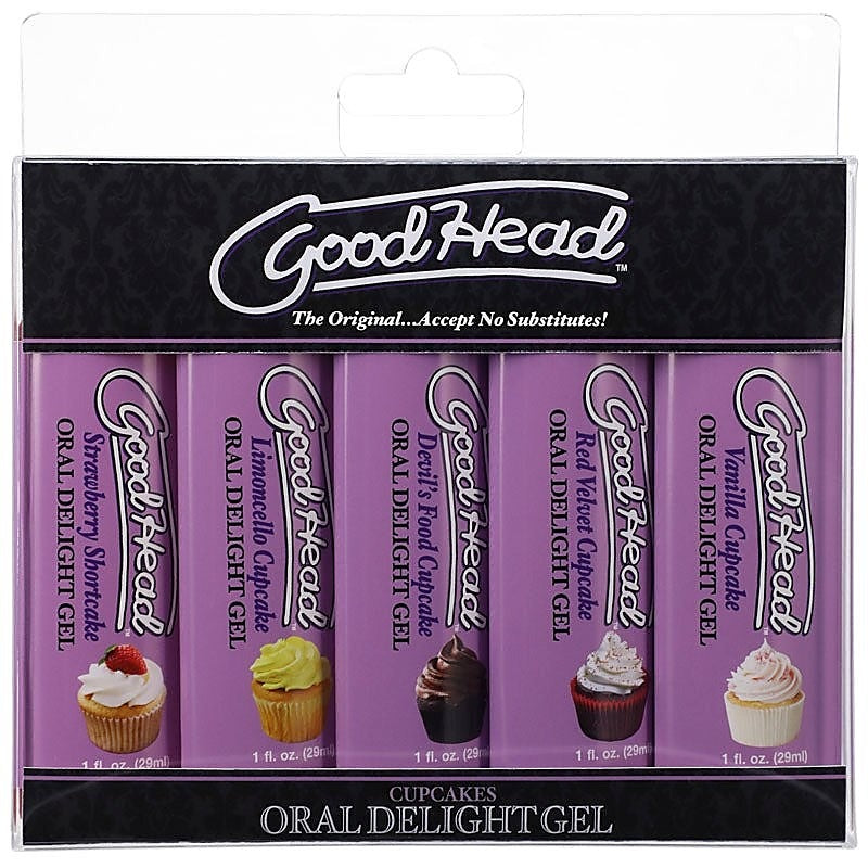 Goodhead Oral Delight Gel - Delicious Flavors, Enhanced Pleasure - Water Based Lubes