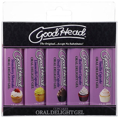 Goodhead Oral Delight Gel - Delicious Flavors, Enhanced Pleasure - Water Based Lubes