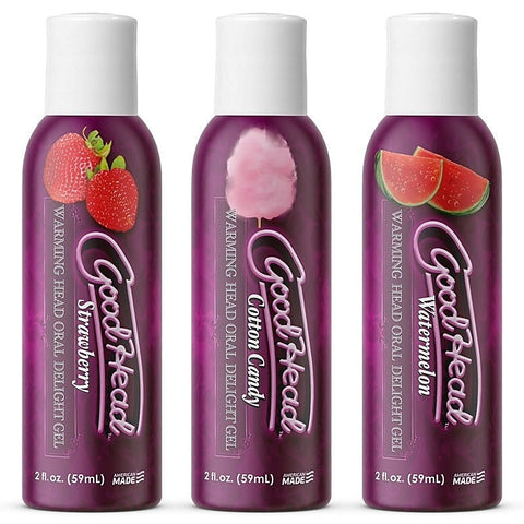 Goodhead Warming Head Delight Gel 3-Pack By Doc Johnson - Water Based Lubes