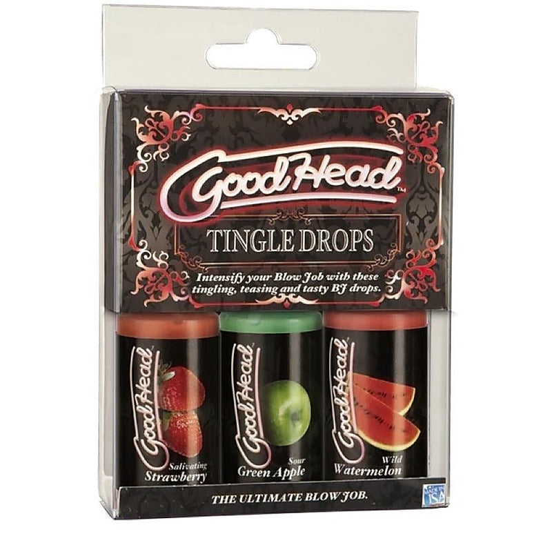 GoodHead Tingle Drops by Doc Johnson - Water Based Lubes