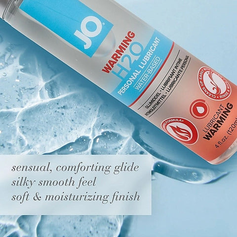 Jo Warming H2O Water-Based Lubricant By System Jo - Water Based Lubes