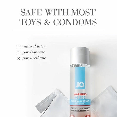 Jo Warming H2O Water-Based Lubricant By System Jo - Water Based Lubes