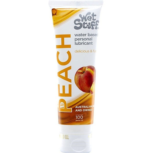 Wet Stuff Peach 100G Tube - Water Based Lubricant - Water Based Lubes