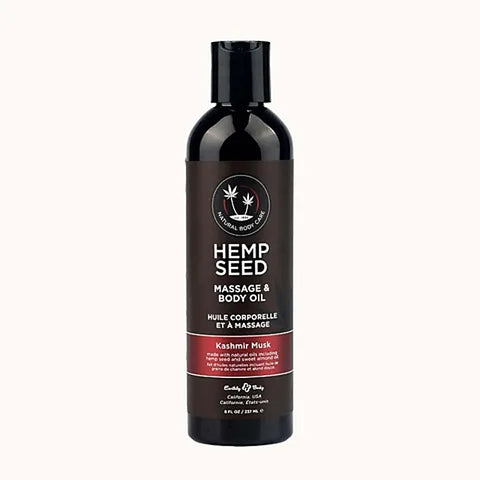 Hemp Seed Massage & Body Oil By Earthly Body - Oil Based Lubes