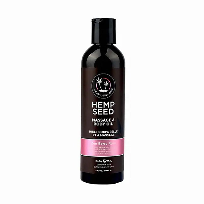 Hemp Seed Massage & Body Oil By Earthly Body - Oil Based Lubes