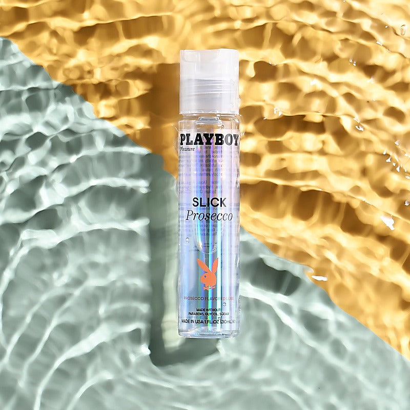 Playboy Pleasure Slick Prosecco Water-Based Lubricant - Water Based Lubes
