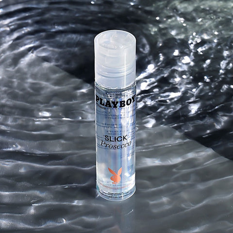 Playboy Pleasure Slick Prosecco Water-Based Lubricant - Water Based Lubes