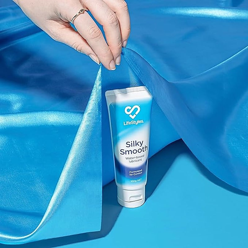 LifeStyles Silky Smooth Lubricant 100g by Ansell - Water Based Lubes